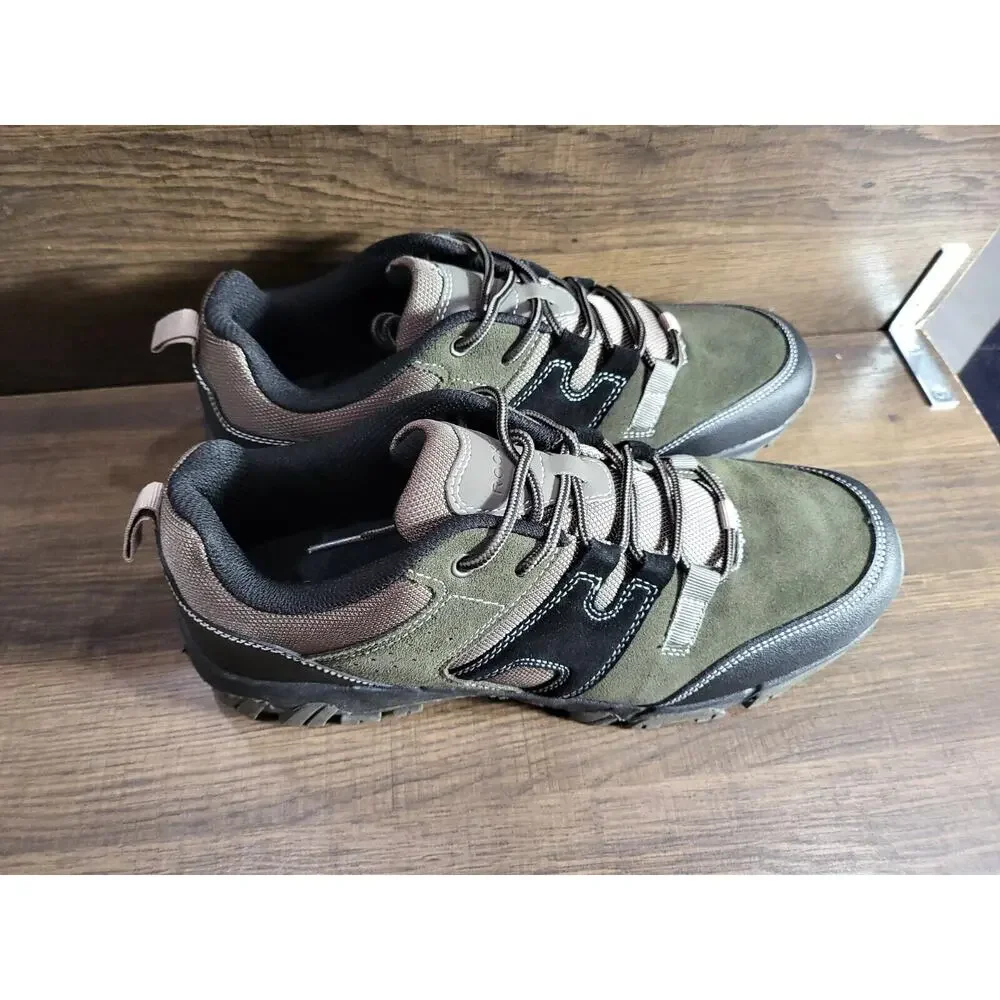 Rockport Men's Faulkner Ghillie Tie Outdoor Trekker Shoes Breen 8.5M New